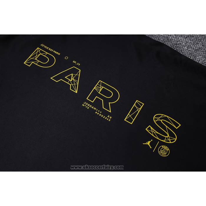 Tracksuit Paris Saint-Germain Jordan Short Sleeve 2023-2024 Black - Shorts